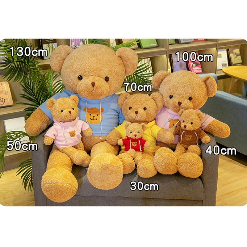 New Cute Sweater Filling Bear Plush Doll | Cute Anime Plush Toy | Perfect Valentine's Day, Birthday, and Children's Gift | Adorable Bear Pillow