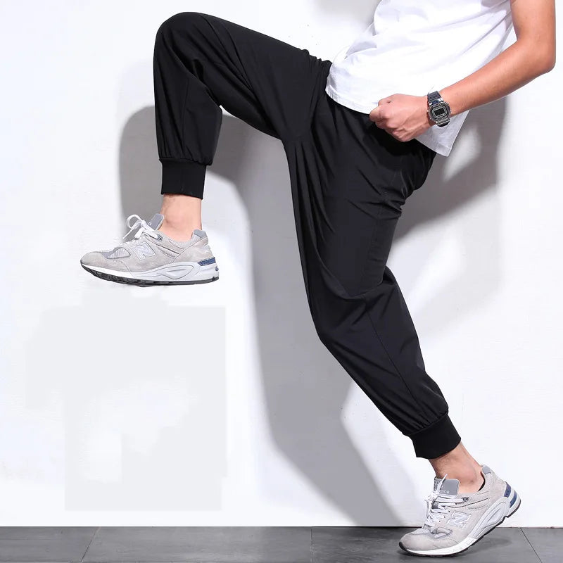 10XL Men's Loose Fit Tracksuit Pants | Oversized Elastic Waist Sweatpants | Casual Joggers for Sports and Everyday Wear