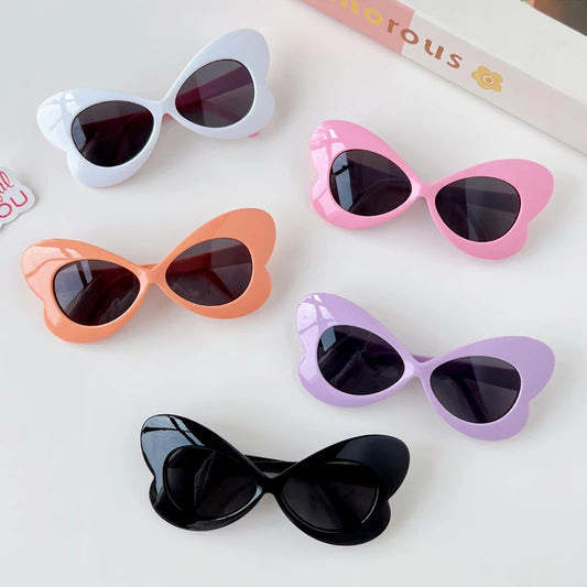 New Children Simple Butterfly Shaped Cute Sunglasses | UV400 Girls Boys Fashion Colors Protection Sunglasses | Kids Sun Glasses