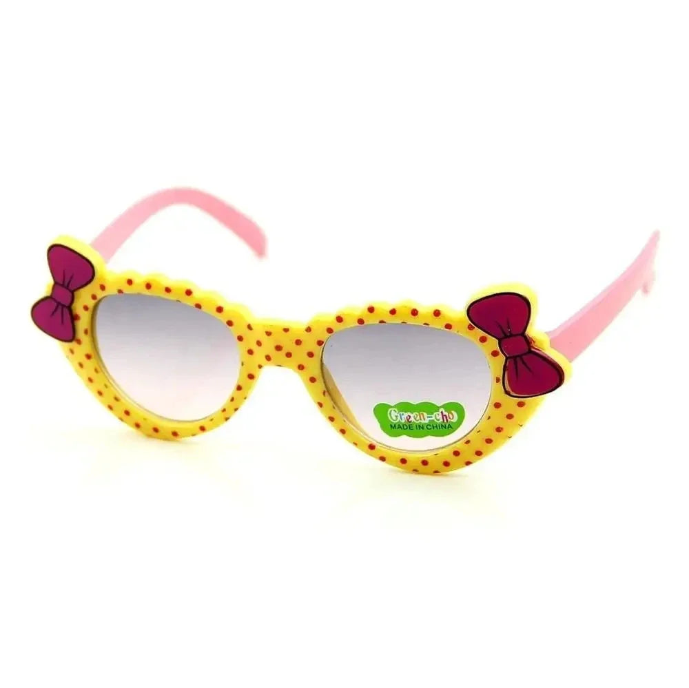 Love Heart Girls Kids Sunglasses | Summer UV400 Plastic Sun Glasses for Girls | Stylish Eyewear for Children