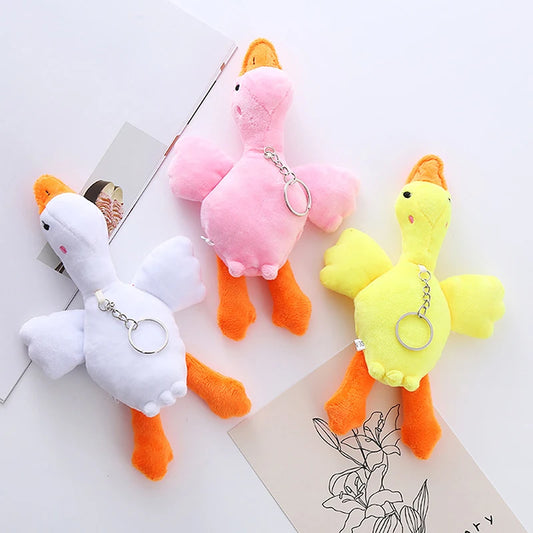 20CM Cartoon Goose Plush Keychain | Goose Pendant Plush Toys for Women, Girls, Boys | Toy Doll Bag Accessories | Car Keyring Gifts | Alo Trendy