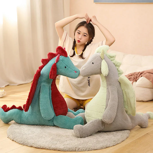 Lovely Dinosaur Peluche Toy | Kawaii Dragon Plushies Dolls Stuffed Animal Pillow | Anime Soft Baby Kids Girls Toys Gifts | Alo Trendy