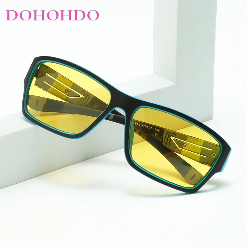 Male Photochromic Sunglasses Men | Polarized Driving Chameleon Glasses Change Color Sun Glasses | Day Night Vision Driver's Eyewear | Alo Trendy