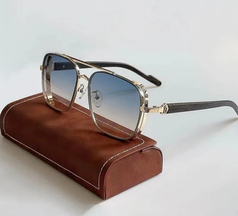 2024 Sunglasses For Men | Square Sunglasses Women | Trendy Luxe Vintage Fashion Glasses | Retro Steampunk Shades | Gafas De Sol Hombre | Alo Trendy