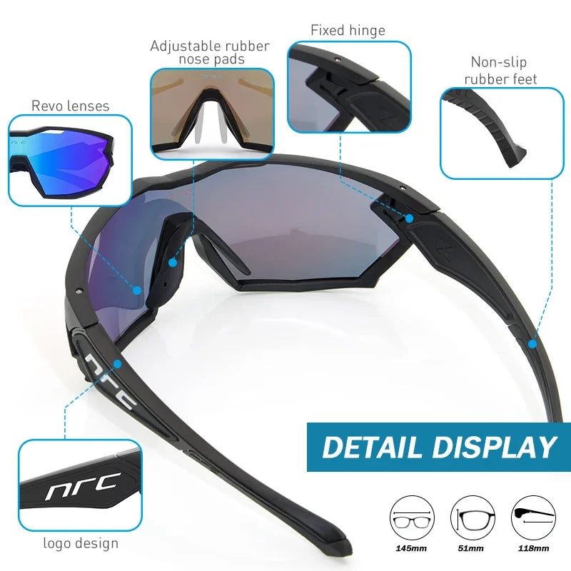 Photochromic Cycling Glasses | Road Sports Cycling Sunglasses | Mountain MTB Bicycle Glasses for Women and Men | Outdoor Goggles Wholesale