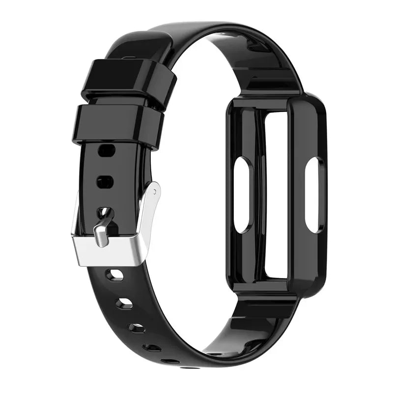 Clear Straps for Fitbit Ace 2 3 Bands | Silicone Bracelet for Fitbit Luxe, Inspire 2, Inspire HR Smartwatch | Crystal Sport Correa