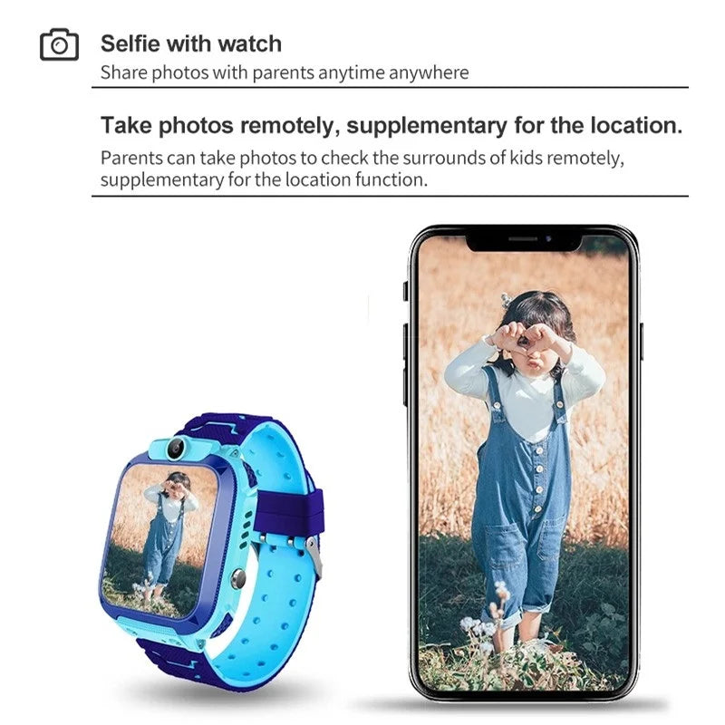 4G Kids Smart Watch SOS Location Camera | Children Mobile Phone Voice Smartwatch with SIM Card | Smart Watches for Kids - Reloj