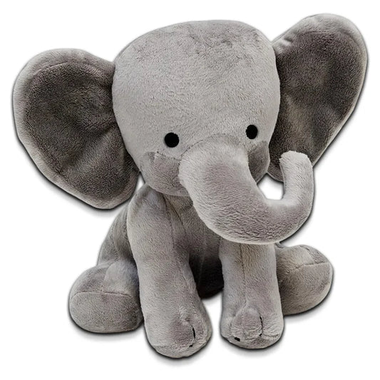 25cm Gray Elephant Stuffed Plush Toys | Kawaii Animals Soft Sleeping Pillow Doll | Perfect Plushie for Baby Christmas Gift