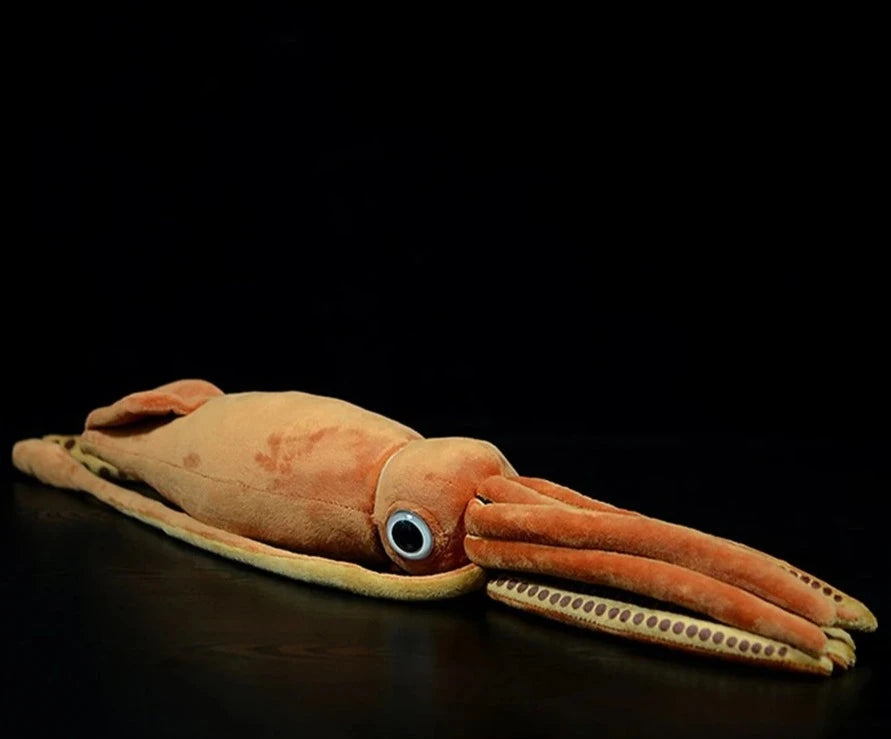 Giant Squid Plush Toys | High Fidelity Anime Cute Plushie | Giant Calmar Lifelike Animal Simulation Stuffed Doll | Kawai Toy Gifts