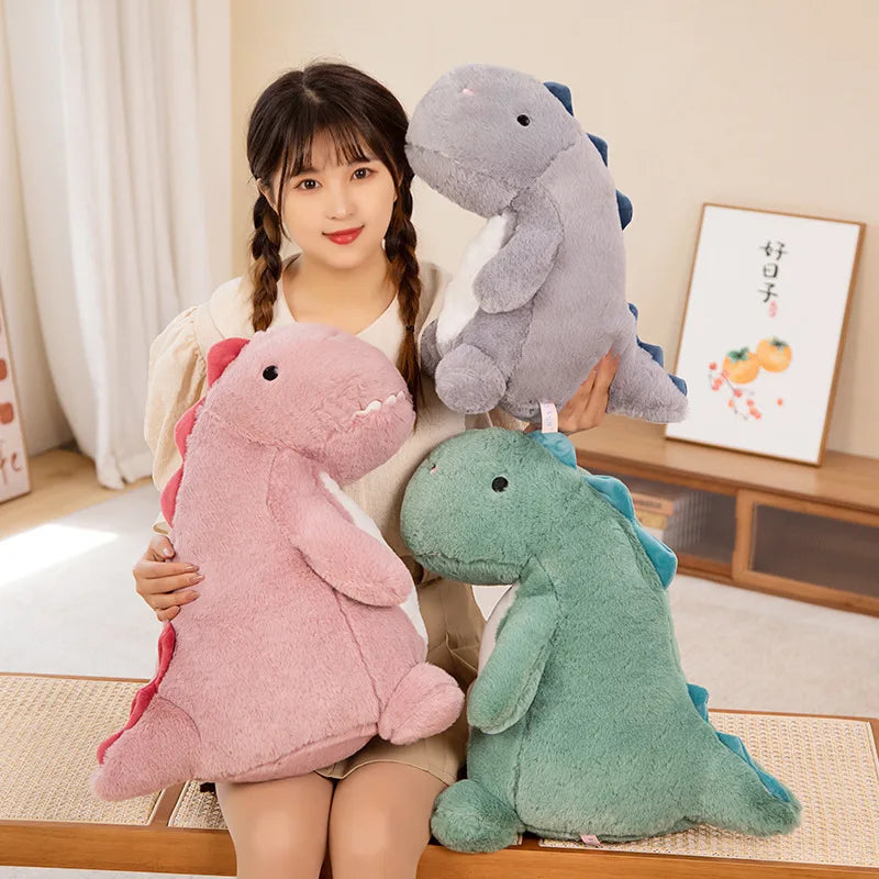 30/40/50cm Cartoon Dinosaur Plush Toy Cute Stuffed Animals Round Fat Dragon Plushies Doll Anime Soft Kids Toys for Girls Gifts | Alo Trendy