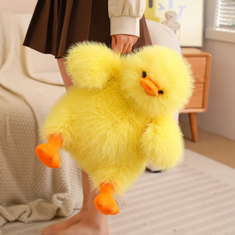 Soft Stuffed Fluffy Animal Lovely Duck Plush Toy | Cuddly Fat Ducks Plushie Doll Baby Accompany Sleeping Cushion Girls Hug Pillow | Alo Trendy