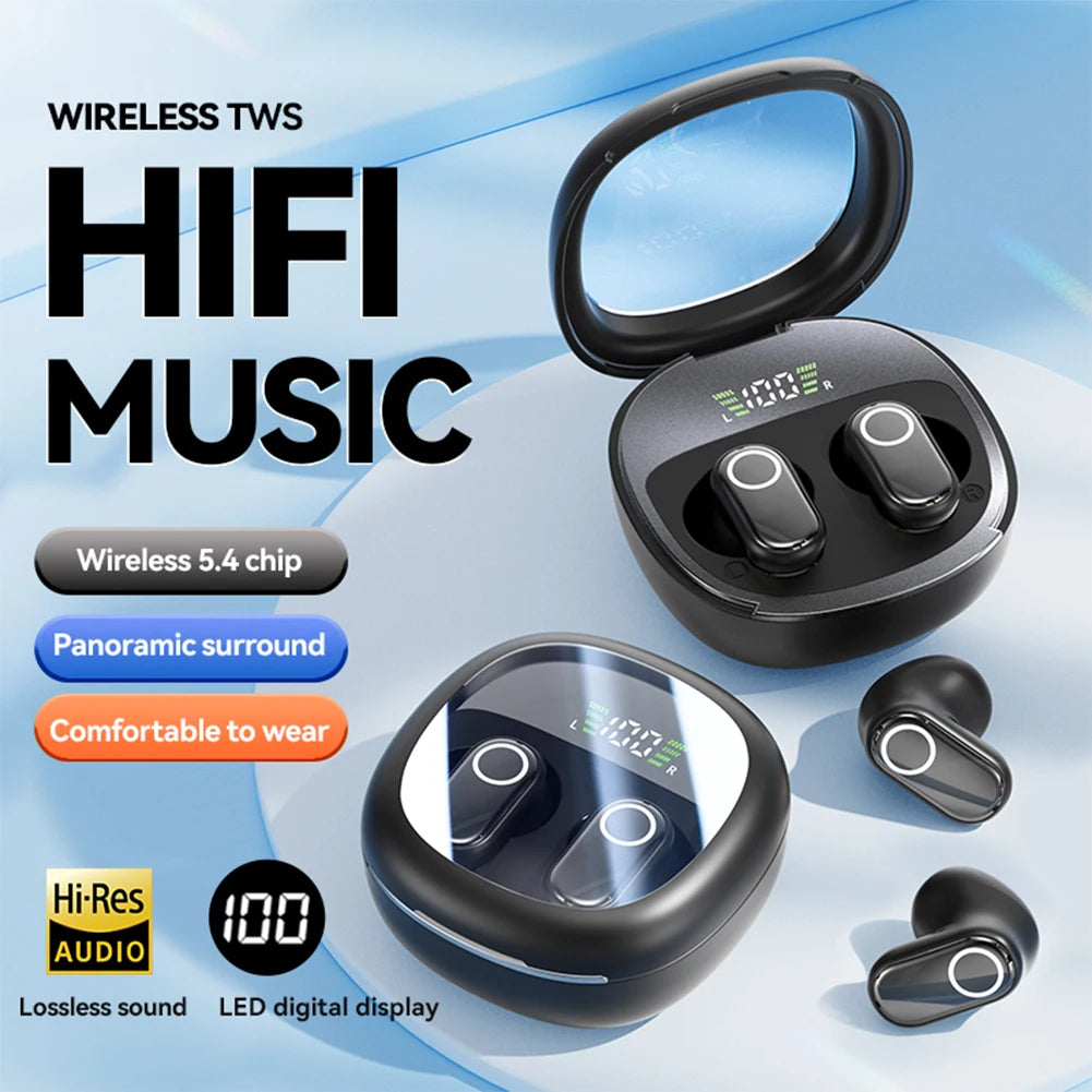 Wireless BT Language Translator Earbuds 144 Languages Translation Headphones AI Translator Earbuds for Travel Business Learning