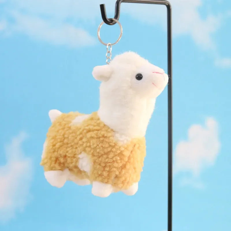 Cute Alpaca Pendant Plush Toy | Small Doll Wedding Throwing Lamb Keychain | Alo Trendy