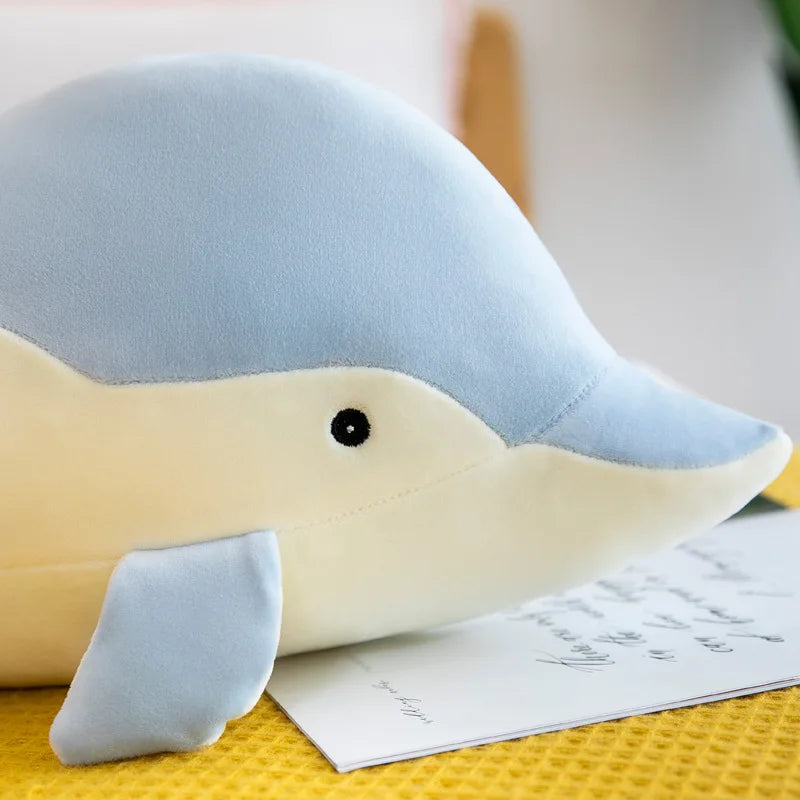 Children's Toy Large Dolphin Doll | Cute Soft-Bodied Marine Animal Plush Whale Throw Pillow | Birthday Gift | Alo Trendy