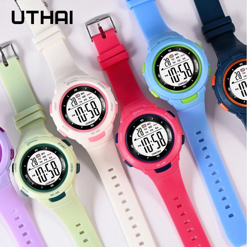 Kids Watches Fashion Luminous Waterproof Alarm Clock | Smart Watches for Boys and Girls | Student Electronic Watch Gift