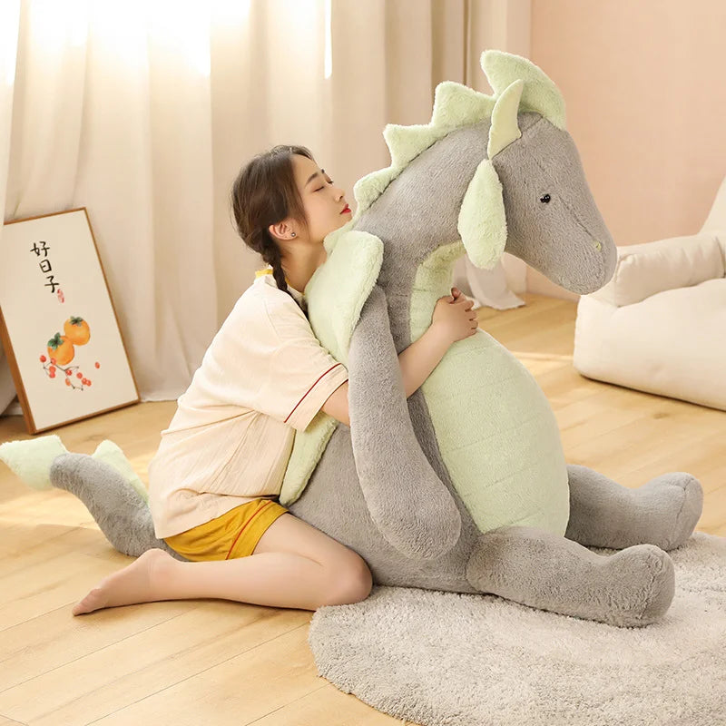 Lovely Dinosaur Peluche Toy | Kawaii Dragon Plushies Dolls Stuffed Animal Pillow | Anime Soft Baby Kids Girls Toys Gifts | Alo Trendy